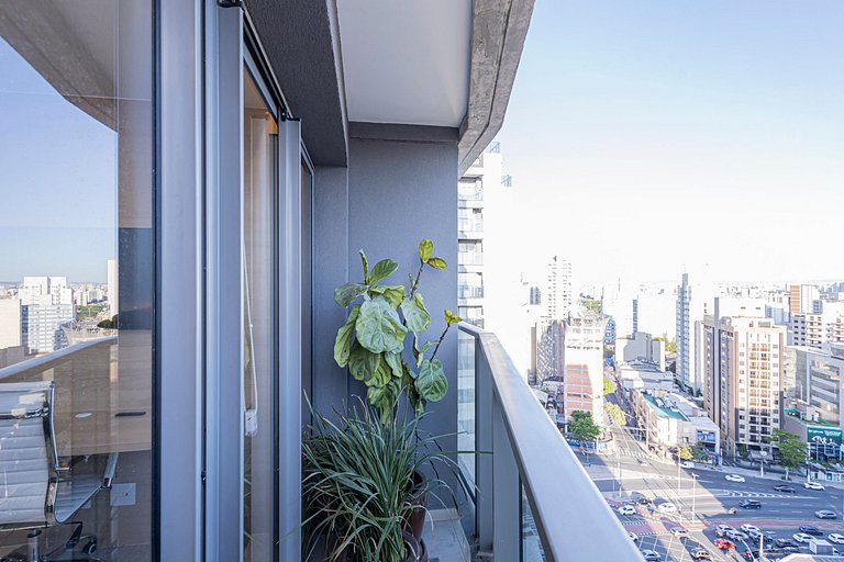 Apartamento 1829 Vista da cidade ao lado do Metrô