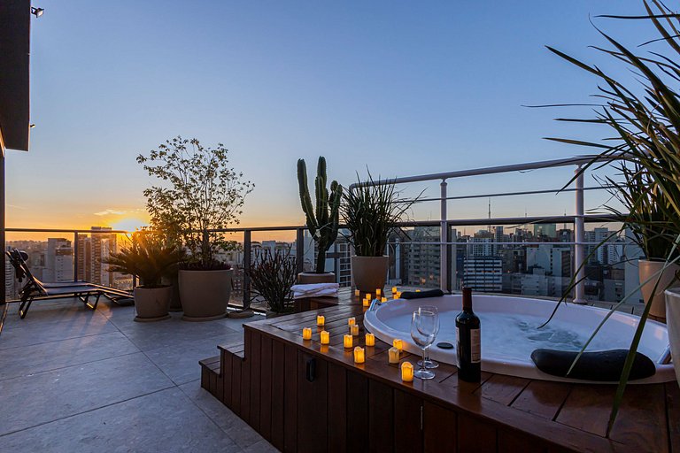 Apartamento 1829 Paraíso Completo Luxo Jacuzzi