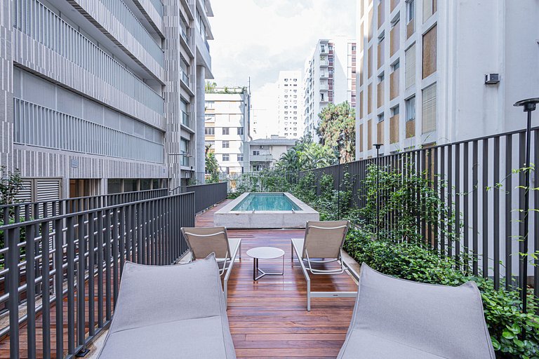 Studio 26 Jardins - Completo Aconchegante