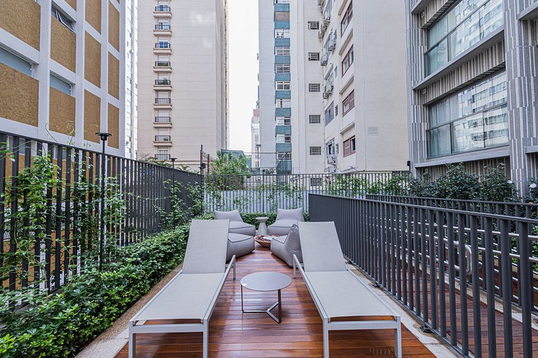 Studio 26 Jardins - Completo Aconchegante