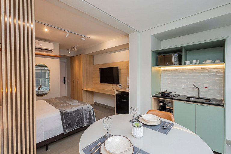 Studio 26 Jardins - Completo Aconchegante