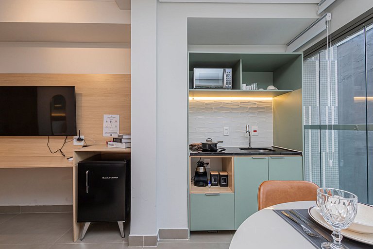 Studio 26 Jardins - Completo Aconchegante