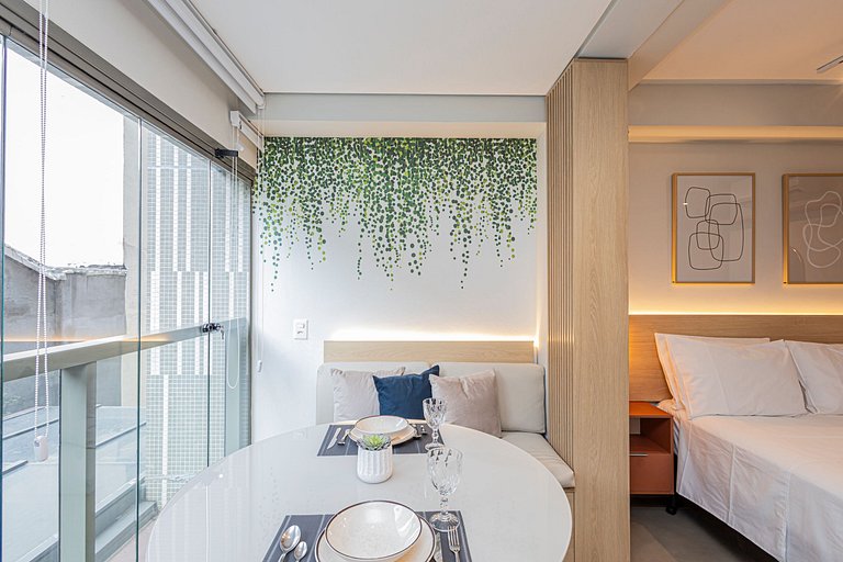 Studio 26 Jardins - Completo Aconchegante