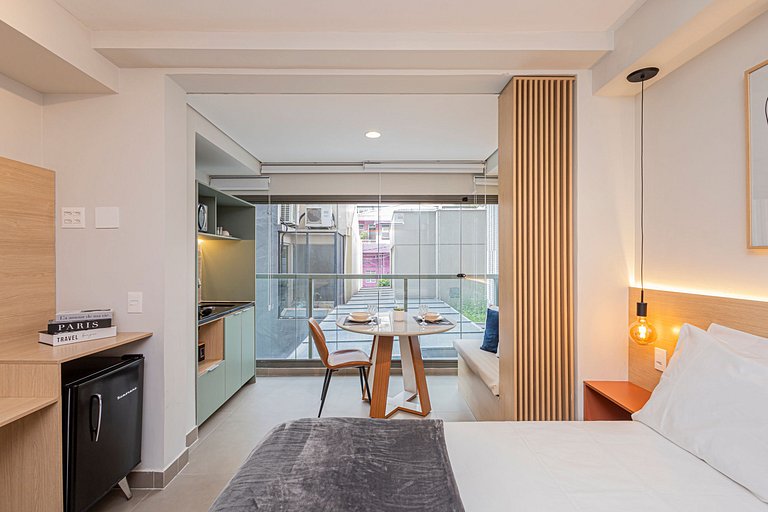 Studio 26 Jardins - Completo Aconchegante
