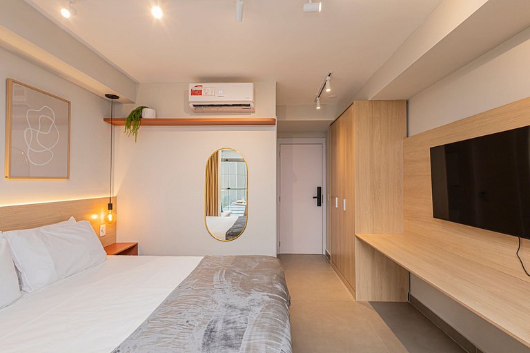 Studio 26 Próximo a comércios e estações de metrô