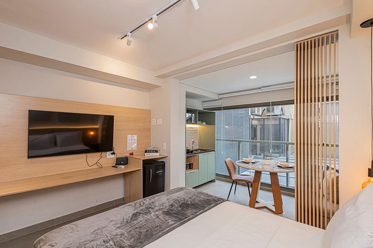 Studio 26 Jardins - Completo Aconchegante
