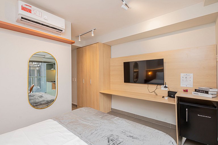 Studio 26 Próximo a comércios e estações de metrô