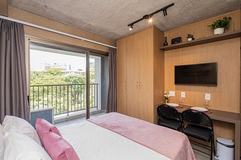 Studio 905 Jardins - Completo Aconchegante