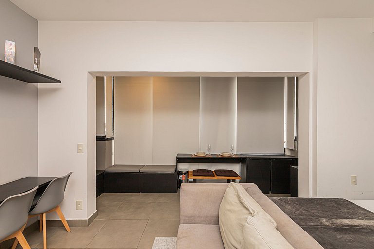 Studio 905 Pinheiros - Completo e Aconchegante
