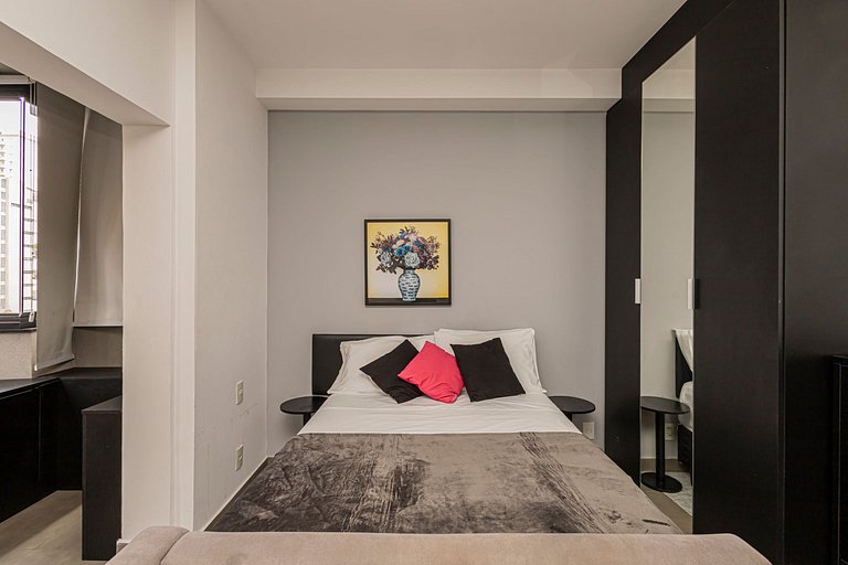 Studio 905 Pinheiros - Completo e Aconchegante