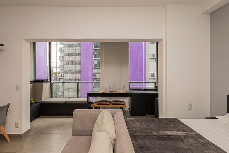 Studio 905 Pinheiros - Completo e Aconchegante