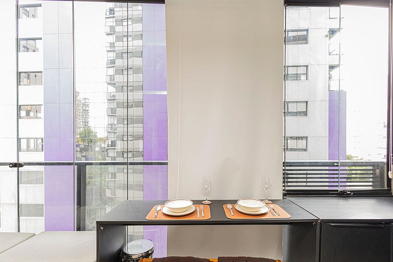 Studio 905 Pinheiros - Completo e Aconchegante