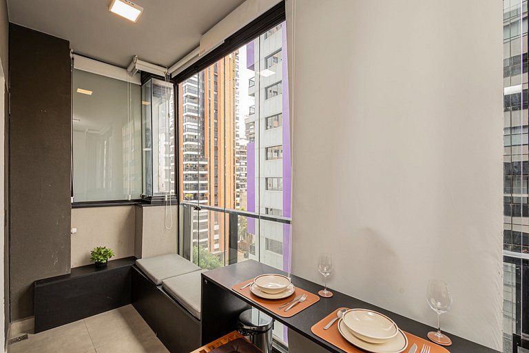 Studio 905 Pinheiros - Completo e Aconchegante