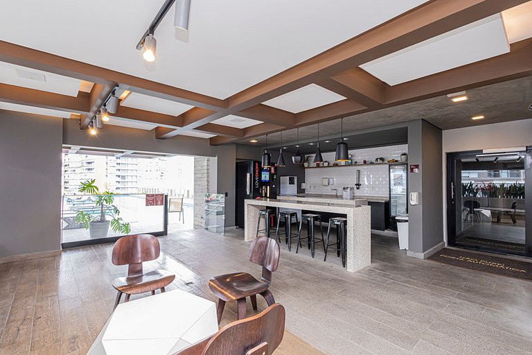 Studio 905 Pinheiros - Completo e Aconchegante