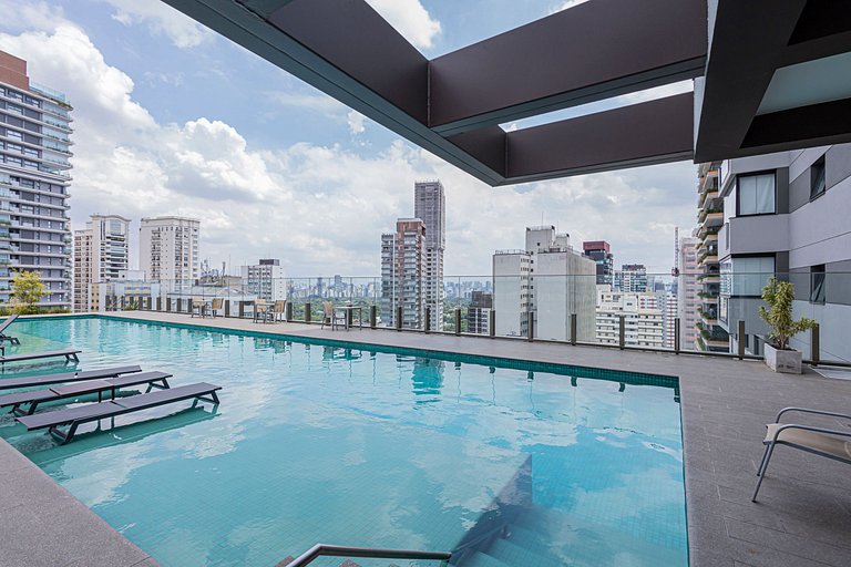 Studio 905 Pinheiros - Completo e Aconchegante