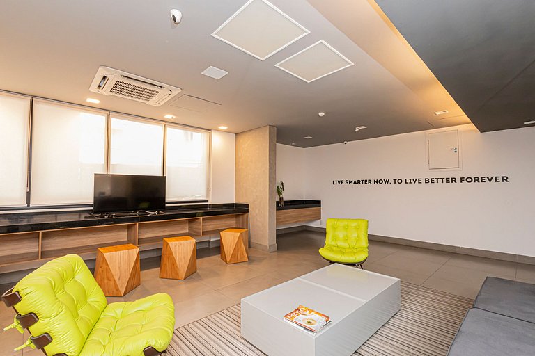 Studio 905 Pinheiros - Completo e Aconchegante