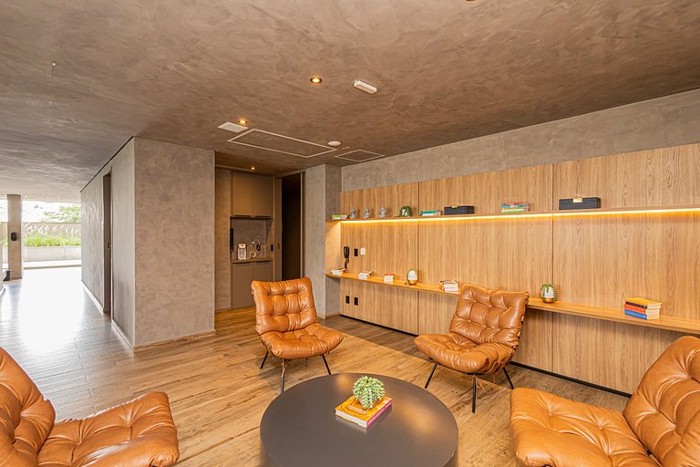 Studio 810 Completo e Aconchegante com Sofá-cama