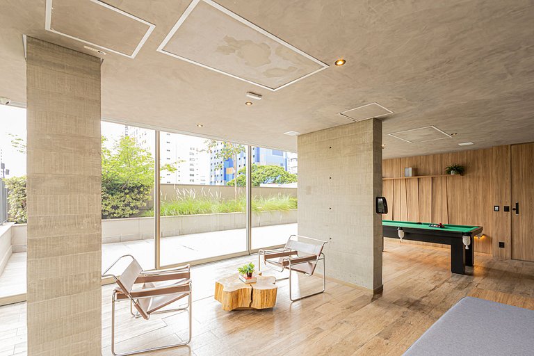 Studio 810 Completo e Aconchegante com Sofá-cama