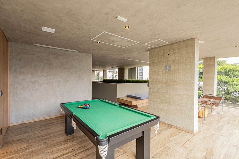 Studio 810 Completo e Aconchegante com Sofá-cama