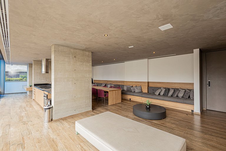 Studio 810 Completo e Aconchegante com Sofá-cama