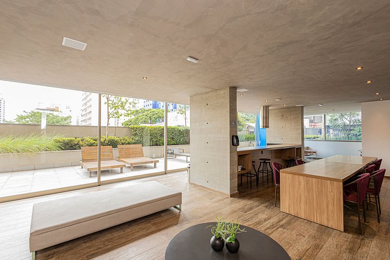 Studio 810 Completo e Aconchegante com Sofá-cama