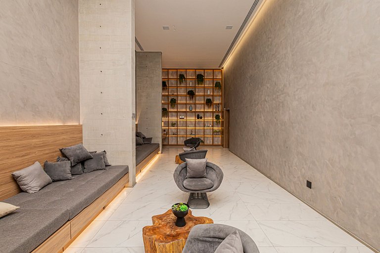 Studio 810 Completo e Aconchegante com Sofá-cama