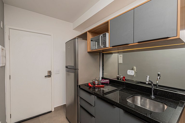 Studio 810 Completo e Aconchegante com Sofá-cama