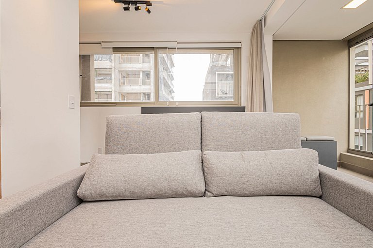 Studio 810 Completo e Aconchegante com Sofá-cama