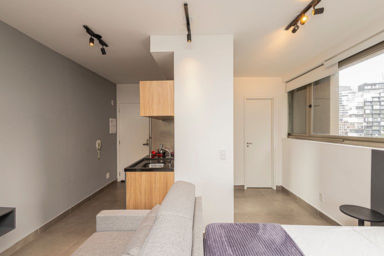 Studio 810 Completo e Aconchegante com Sofá-cama