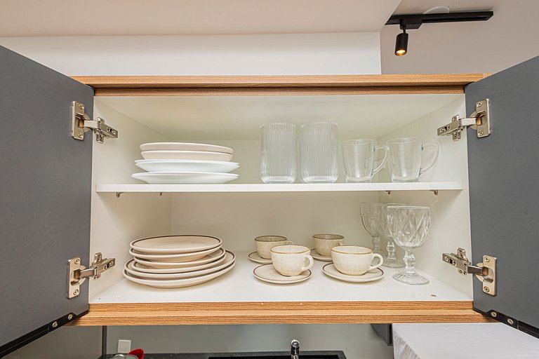 Studio 810 Completo e Aconchegante com Sofá-cama