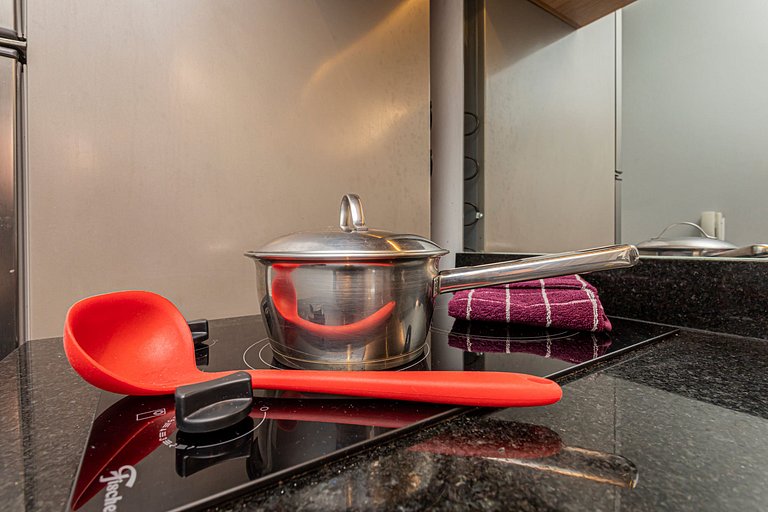 Studio 810 Completo e Aconchegante com Sofá-cama