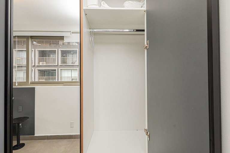 Studio 810 Completo e Aconchegante com Sofá-cama