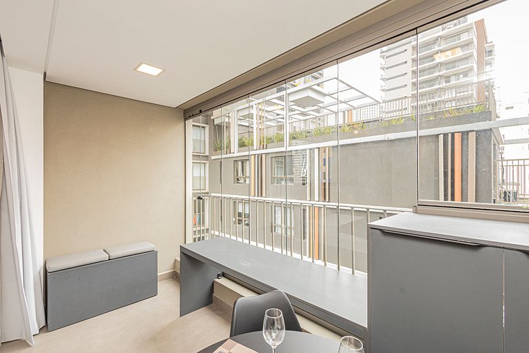 Studio 810 Completo e Aconchegante com Sofá-cama