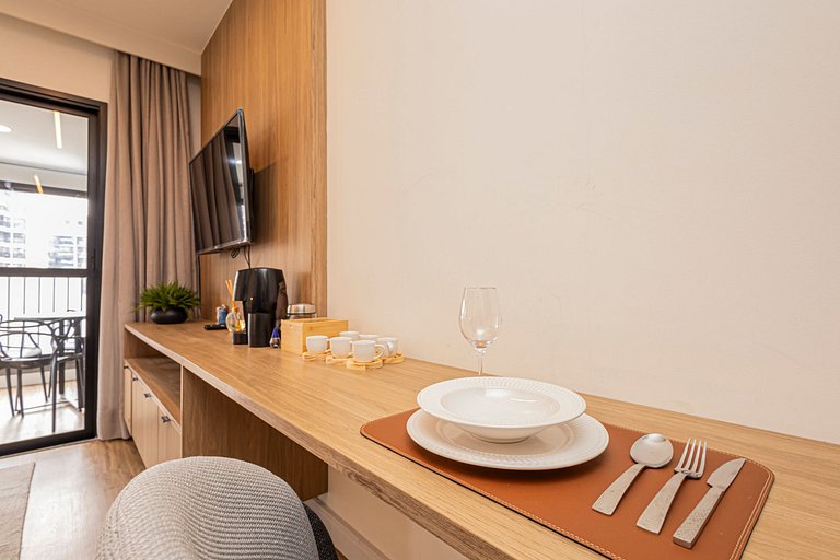 Studio 1402 Pinheiros Completo Luxo
