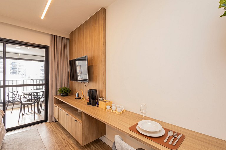 Studio 1402 Pinheiros Completo Luxo