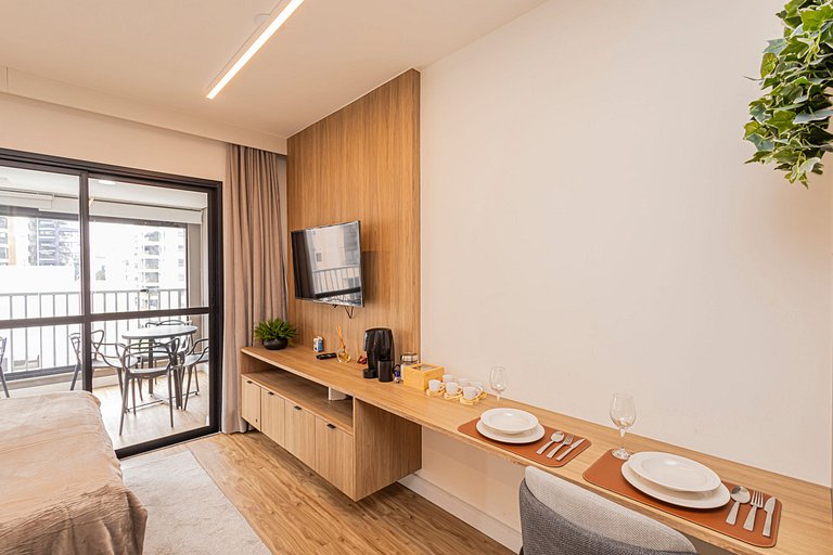 Studio 1402 Pinheiros Completo Luxo