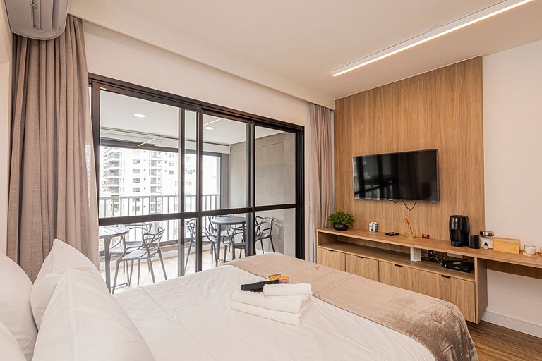 Studio 1402 Pinheiros Completo Luxo