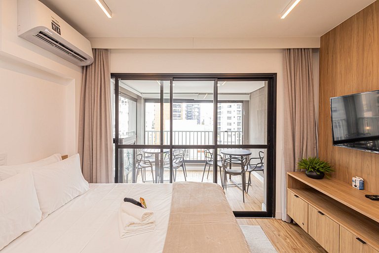 Studio 1402 Pinheiros Completo Luxo