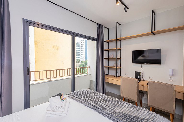 Studio 704 Bela Vista Aconchegante Completo