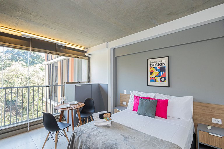 Studio 601 Jardins - Completo Acolhedor