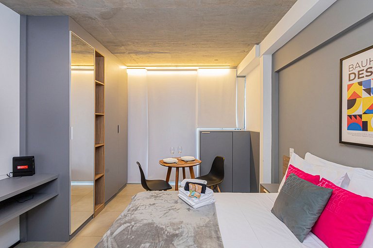 Studio 601 Jardins - Completo Acolhedor