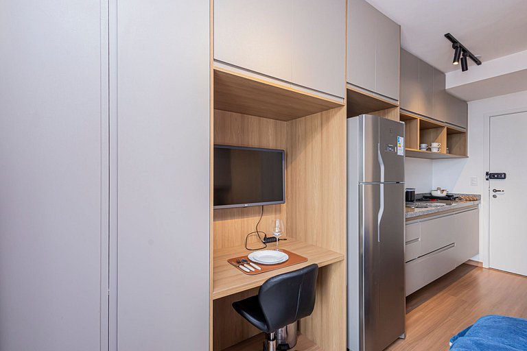 Estúdio 1702 Elegante na Estação Vila Mariana