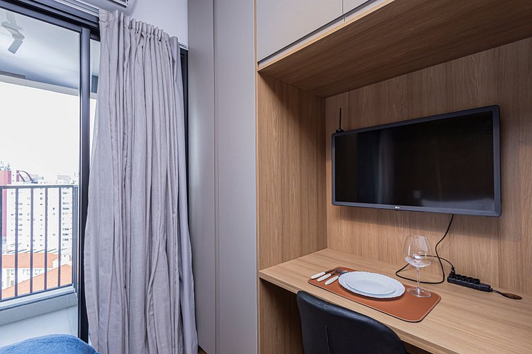 Estúdio 1702 Elegante na Estação Vila Mariana