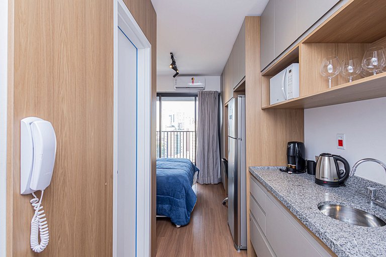 Estúdio 1702 Elegante na Estação Vila Mariana