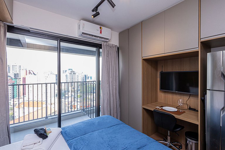 Estúdio 1702 Elegante na Estação Vila Mariana