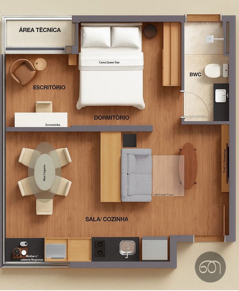 Apartamento 601 Bela Vista Luxo Completo