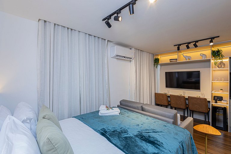 Estúdio 1504 Completo Luxo Vila Olimpia