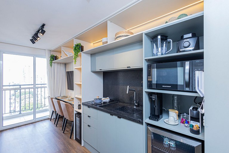 Estúdio 1504 Completo Luxo Vila Olimpia