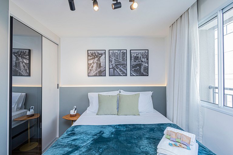 Studio 1504 Próximo a Shoppings e vias de SP