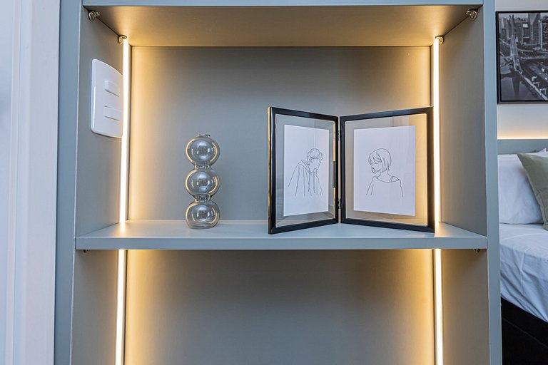 Estúdio 1504 Completo Luxo Vila Olimpia